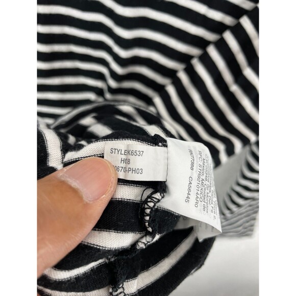 Madewell Triblend Ex-Boyfriend Tee Women’s Size S Baden Stripe Long Sleeve - Picture 8 of 9